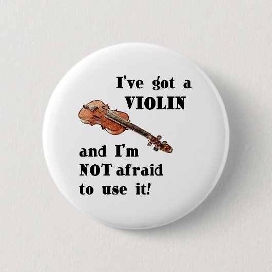 Ich habe eine Violine Button (Vorderseite)