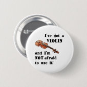 Ich habe eine Violine Button (Vorne & Hinten)