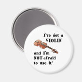 Ich habe eine Violine Got Magnet (Vorderseite/Rückseite)