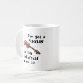 Ich habe eine Violine Kaffeetasse (Vorderseite Links)