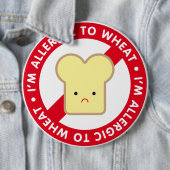 Ich habe eine Weizenallergie! Button (Beispiel)