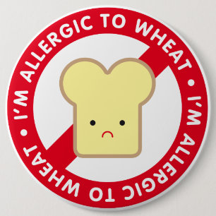 Ich habe eine Weizenallergie! Button