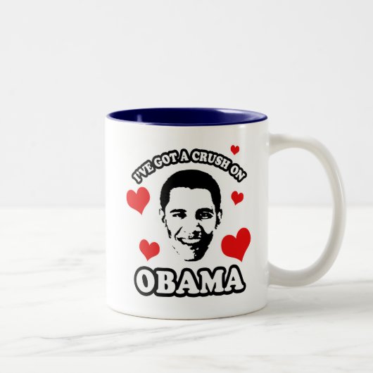 Ich habe eine Zerstampfung auf Obama Zweifarbige Tasse (Rechts)