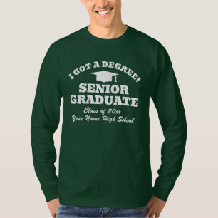 Ich habe einen Abschluss! Lustiges Shirt für Dokto