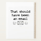 Ich habe einen anderen Tagungsplaner überlebt Planer (Rückseite)