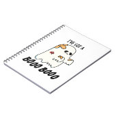 Ich habe einen Boo Boo Funny Halloween Ghost Pun G Notizblock (Linke Seite)