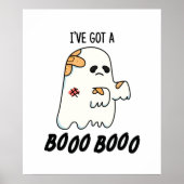 Ich habe einen Boo Boo FunnyHalloween Ghost Pun Go Poster (Vorne)