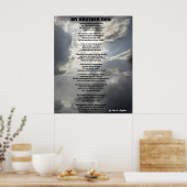 ICH HABE EINEN BRUDER NAMENS DON Gedicht Poster (Küche)