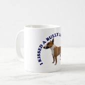 Ich habe einen Bull Terrier geküsst Kaffeetasse (Vorderseite Links)