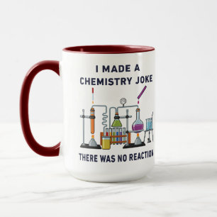 Ich habe einen Chemie-Witz erzählt – es gab keine  Tasse
