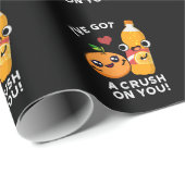 Ich habe einen Crush auf dich Got Soda Pun Dark BG Geschenkpapier (Rolleneckpunkt)