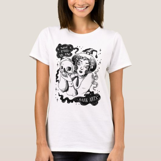 Ich habe einen Doktor in der Dunklen Künste T-Shirt (Vorderseite)