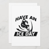 Ich habe einen Eistag Dankeskarte (Vorne/Hinten)