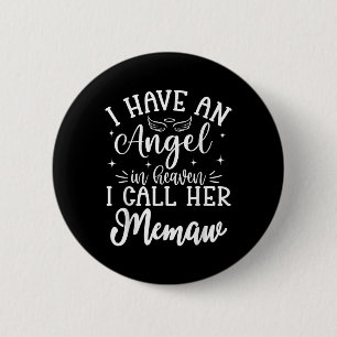 Ich habe einen Engel im Himmel und ich nenne sie M Button