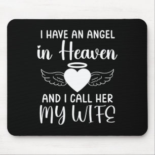 Ich habe einen Engel im Himmel und ich nenne sie m Mousepad