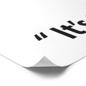 Ich habe einen falschen Beutel abgeholt, Wäschesch Poster (Ecke)