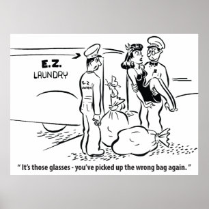 Ich habe einen falschen Beutel abgeholt, Wäschesch Poster