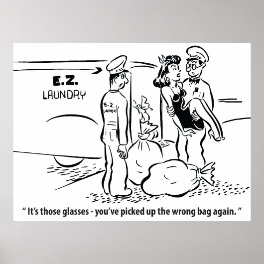 Ich habe einen falschen Beutel abgeholt, Wäschesch Poster (Vorne)