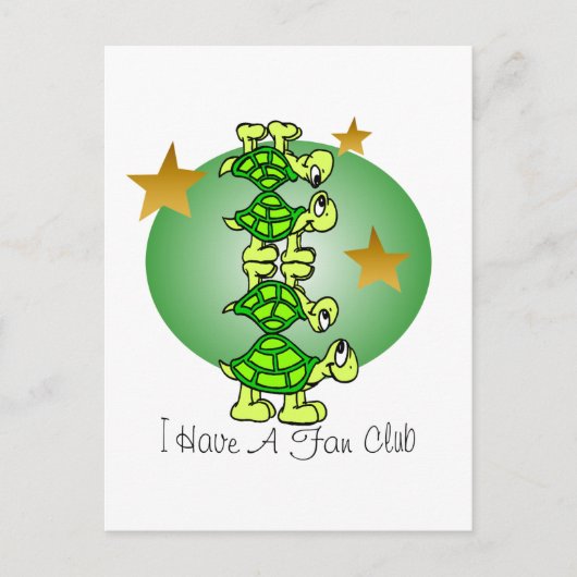 Ich habe einen Fanclub Postkarte (Vorderseite)