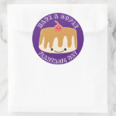 Ich habe einen fantastischen Tag Runder Aufkleber (Tasche)