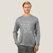 Ich habe einen Faultier-Tag Tri-Blend Shirt (Volle Vorderseite)