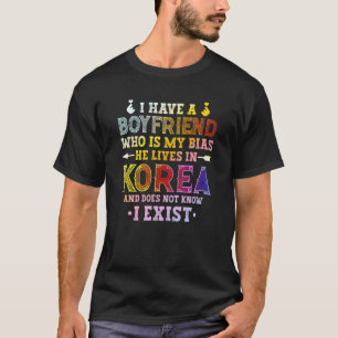 Ich habe einen Freund, der mein Bias ist, den er i T-Shirt
