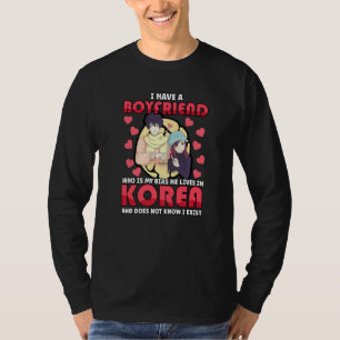 Ich habe einen Freund, der mein Bias Kpop Kdrama K T-Shirt