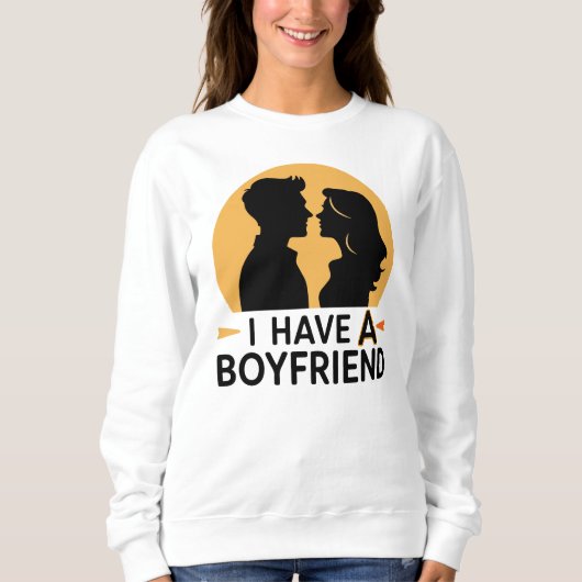 Ich habe einen Freund Sweatshirt (Vorderseite)