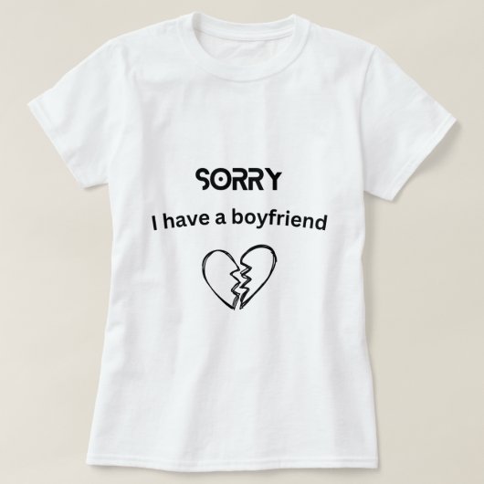 Ich habe einen Freund T-Shirt (Design vorne)