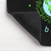 Ich habe einen Geburtstag auf der Erde Mousepad (Ecke)