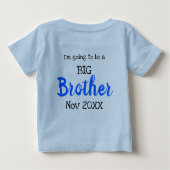 Ich habe einen geheimen, großen Bruder, der sich a Baby T-shirt (Rückseite)