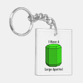 Ich habe einen großen Apatit! Schlüsselanhänger (Vorderseite links)