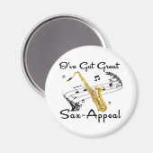Ich habe einen großen Sax-Appeal Got Magnet (Vorderseite/Rückseite)