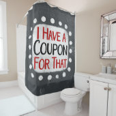 Ich habe einen Gutschein für diesen Duschvorhang (Beispiel)