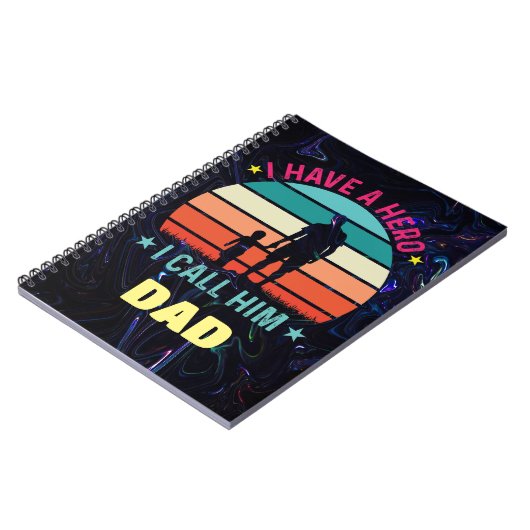 Ich habe einen Held, den ich ihn Vater nenne Notizblock (Linke Seite)