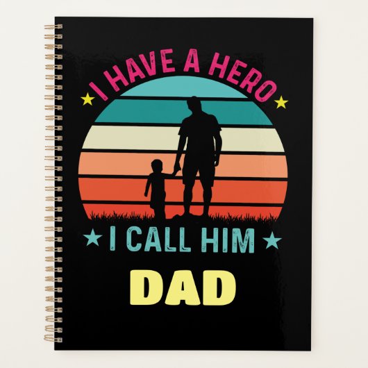 Ich habe einen Held, den ich ihn Vater nenne Planer (Vorderseite)