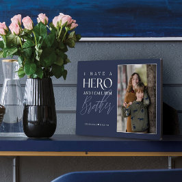 Ich habe einen Helden, den ich ihn Brother Foto Ke Fotoplatte