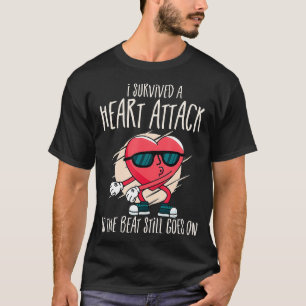 Ich habe einen Herzinfarkt überlebt Vintage-Herzin T-Shirt