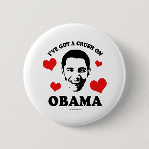 ICH HABE EINEN KREUZEN AUF OBAMA GOT BUTTON