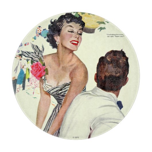 Ich habe einen Mann 2 Gewollt Schneidebrett (Vorderseite)