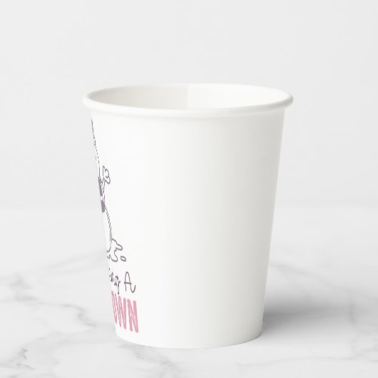 Ich habe einen Meltdown - Funny Snowman Design Pappbecher (Links)