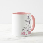 Ich habe einen Meltdown - Funny Snowman Design Tasse (VorderseiteRechts)
