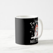 Ich habe einen Meltdown Funny Snowman Xmas Funny Kaffeetasse (VorderseiteRechts)