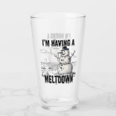 Ich habe einen Meltdown, Schneemann. Glas (Rückseite)