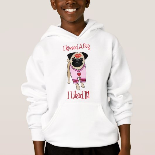 Ich habe einen Mops T-Shirts und Geschenke geküsst (Vorderseite)