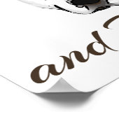 Ich habe einen Pitbull geküsst Poster (Ecke)