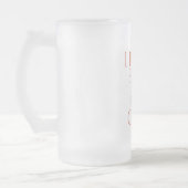 Ich habe einen Ring auf die Verlobung gesetzt Mattglas Bierglas (Links)