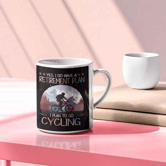 Ich habe einen Ruhestandsplan, den ich für das Fah Kaffeetasse