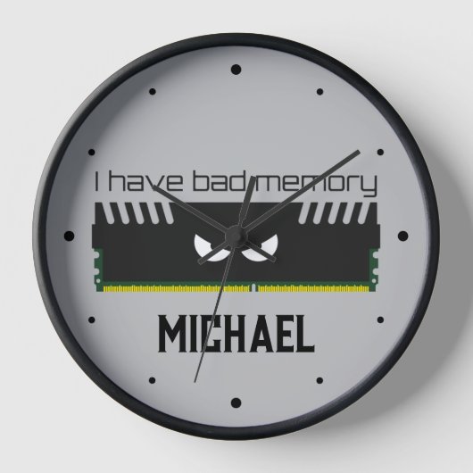 Ich habe einen schlechten RAM-Geeky Nerdy cool Ihr Uhr (Vorderseite)