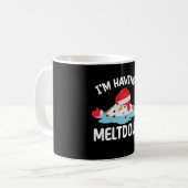 Ich habe einen Schneeschuh für einen Melzenschnee Kaffeetasse (Vorderseite Links)